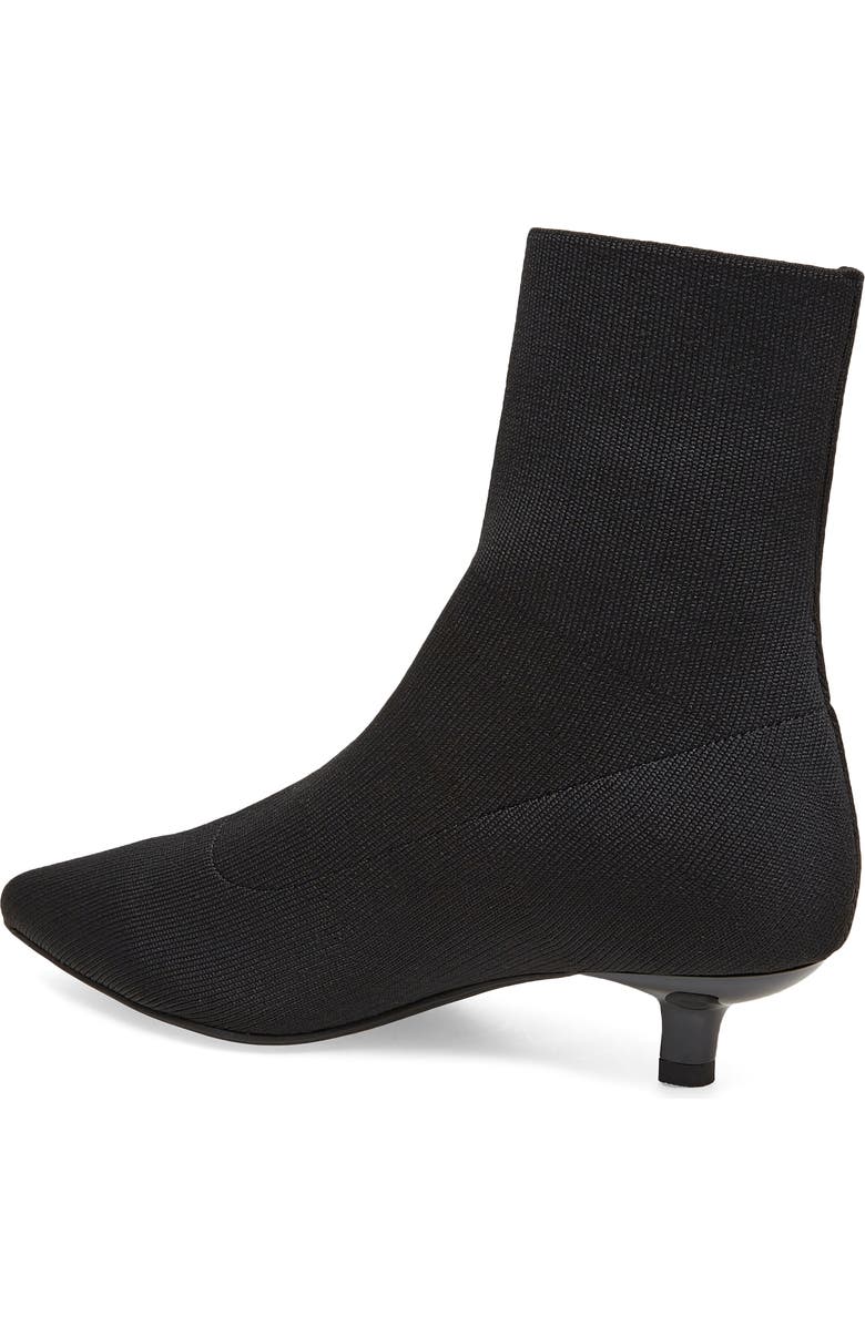 Silent D Carla Pointed Toe Stretch Knit Bootie, Alternate, color,