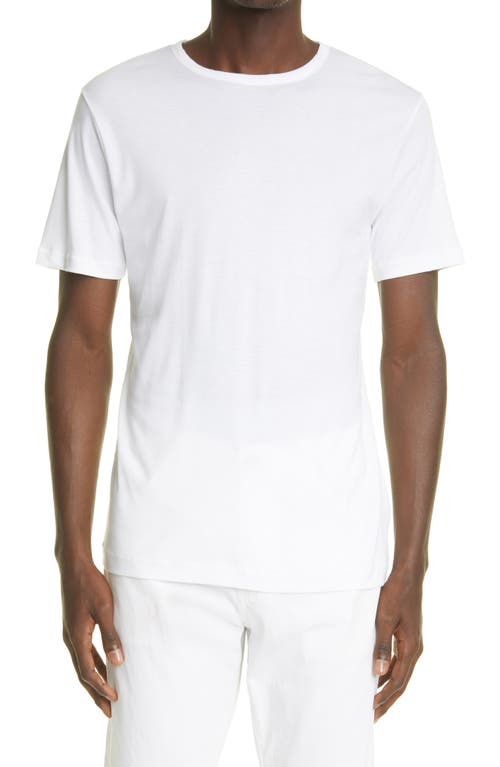 Sunspel Sea Island Cotton T-shirt In White