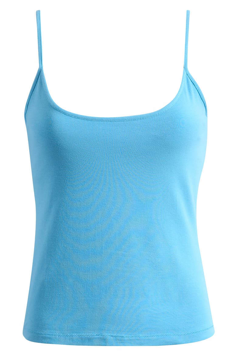 Cotton Jersey Camisole, Alternate, color, WATER