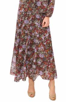 Print Maxi Skirt