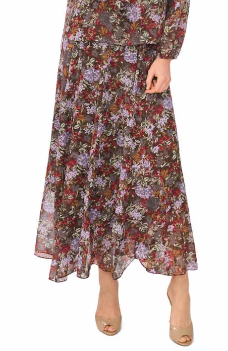 Print Maxi Skirt