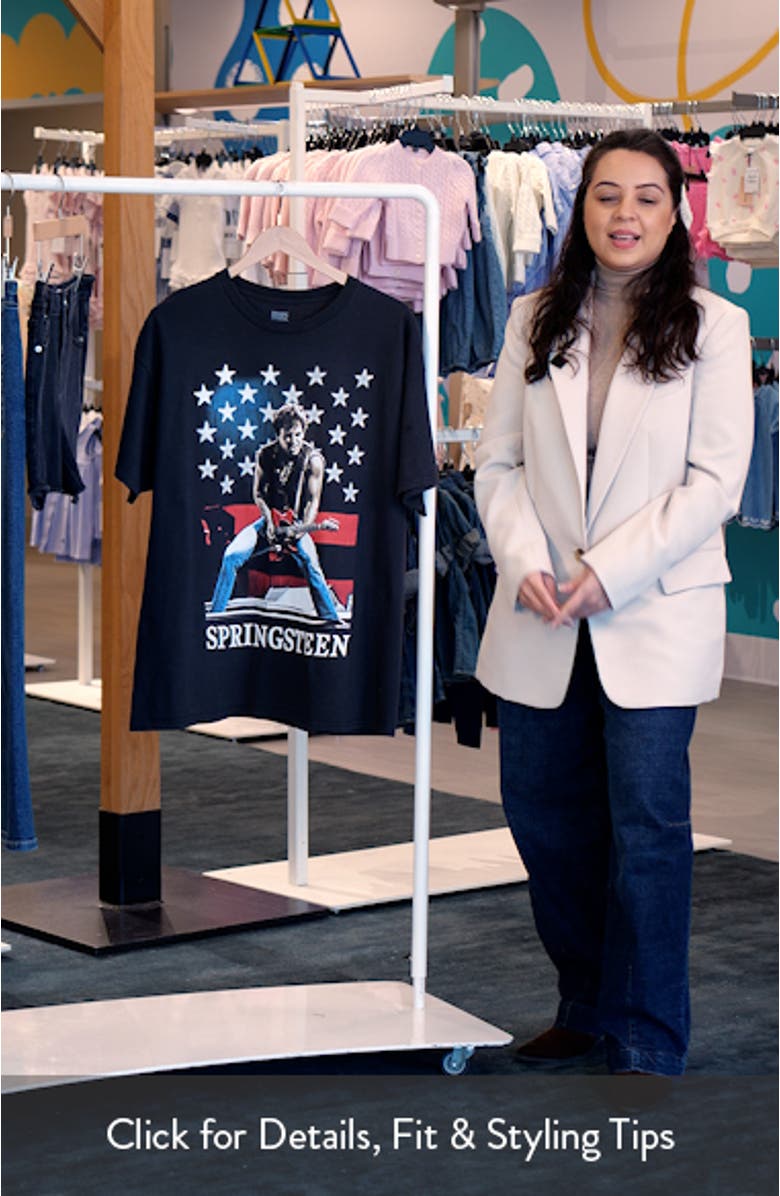 Springsteen Cotton Graphic T-Shirt, sales video thumbnail