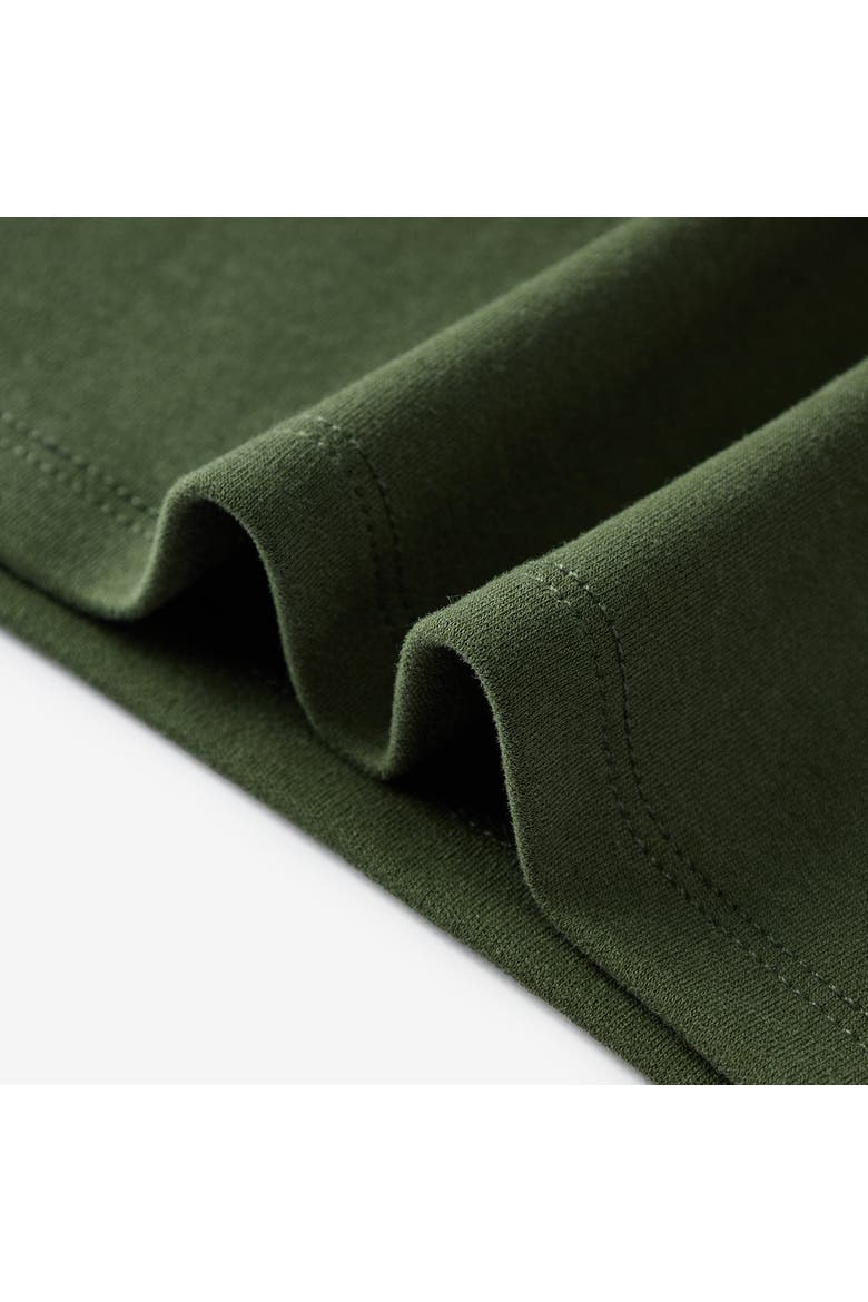 Brushed Long Sleeve T-Shirt, Alternate, color, Dark Green