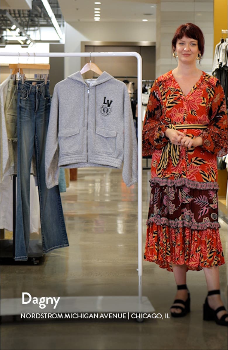 Women's WEAR by Erin Andrews Heather Gray Las Vegas Raiders Full-Zip Hoodie, sales video thumbnail