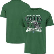'47 Men's '47 Kelly Green Philadelphia Eagles Stripe Splash Franklin Throwback T-Shirt