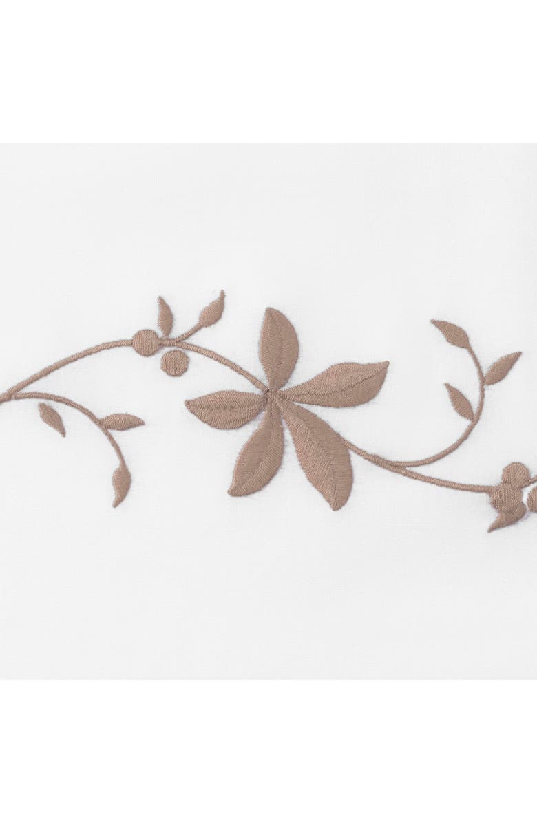 Matouk Callista Flat Sheet, Alternate, color, Shell