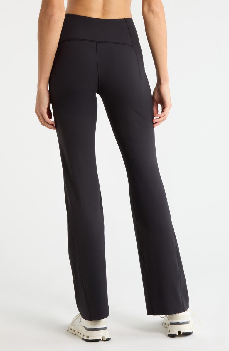 On Studio High Waist Flared Leggings, Alternate, color, Black