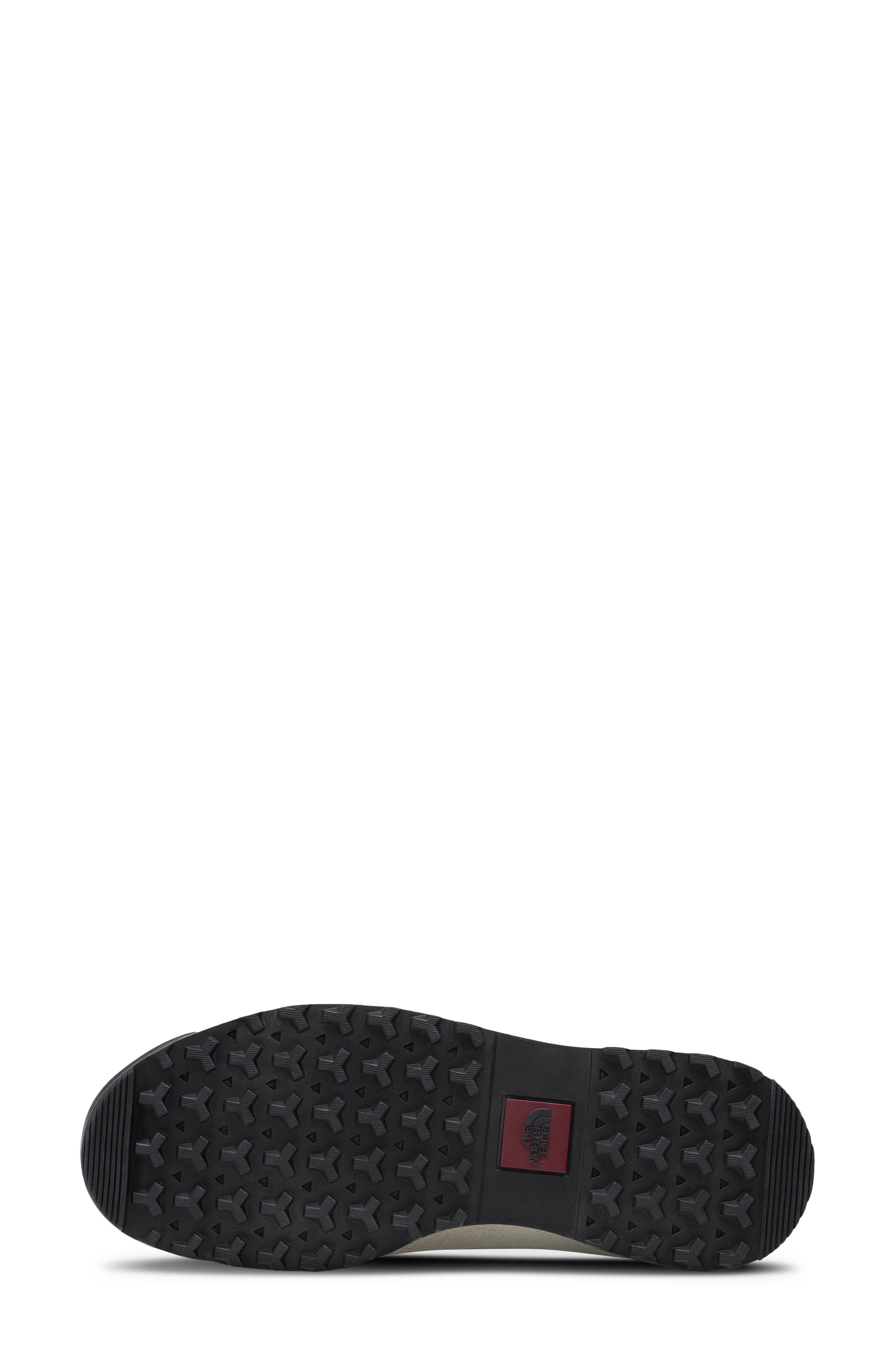 The North Face Back to Berkeley IV Leather Waterproof Hiking Boot, Alternate, color, White Dune/ Tnf Black