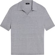 Theory Brenan Linen Blend Polo