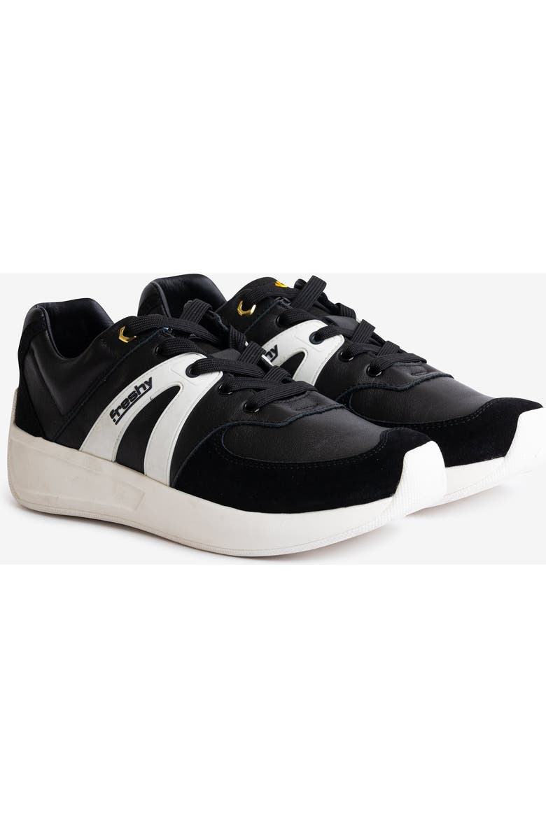 Freshy Supafly Nites Sneaker, Alternate, color, Black/White