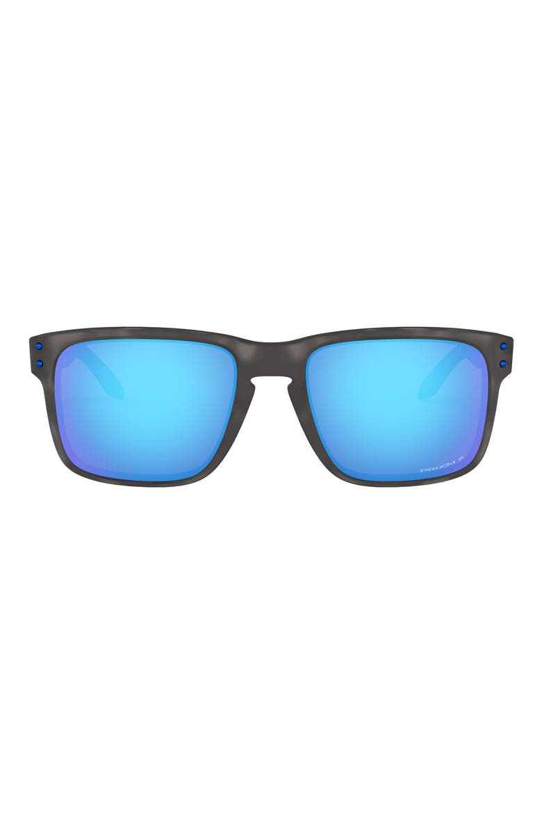 Holbrook™ 57mm Prizm™ Polarized Keyhole Sunglasses, Main, color, BLACK TORT