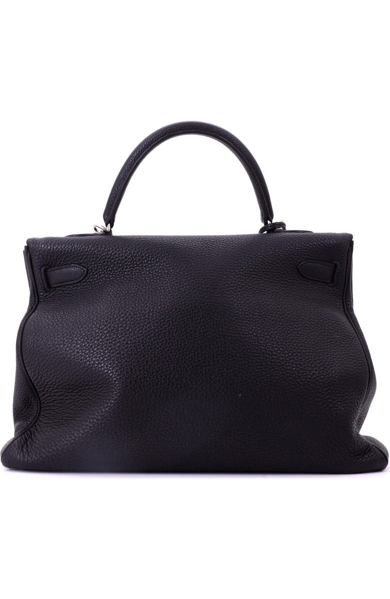 Pre-Owned Hermes Kelly Handbag Black Togo with Palladium Hardware 35, Alternate, color, Noir