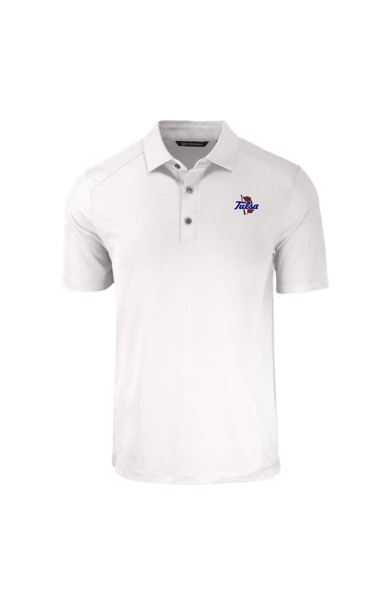 Cutter & Buck Men's Cutter & Buck White Tulsa Golden Hurricane Big & Tall Forge Eco Stretch Recycled Polo, Alternate, color, 