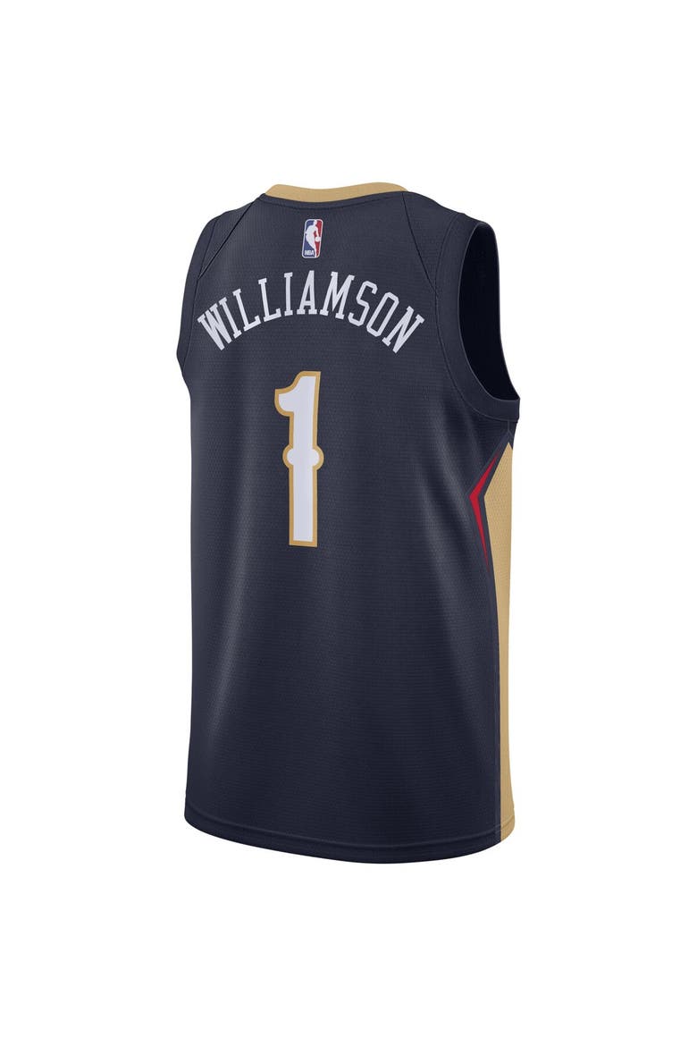 Men's Nike Zion Williamson Navy New Orleans Pelicans 2019 NBA Draft First Round Pick Swingman Jersey - Icon Edition, Alternate, color, Navy