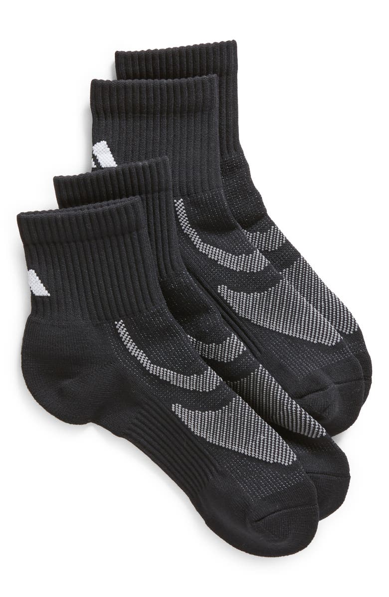 adidas 2-Pack Superlite Performance Quarter Socks, Main, color, 