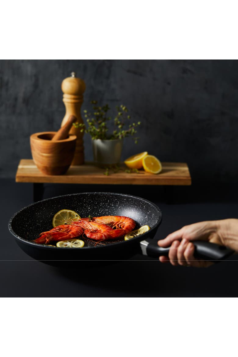 STONE™ 11" Frypan, Alternate, color, BLACK