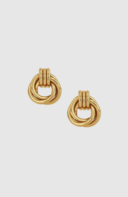 ANINE BING Triple Knot Earrings