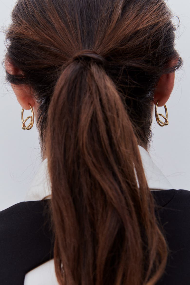 14kt Gold Vermeil Spiralis Earrings, Alternate, color, Yellow Toned Gold