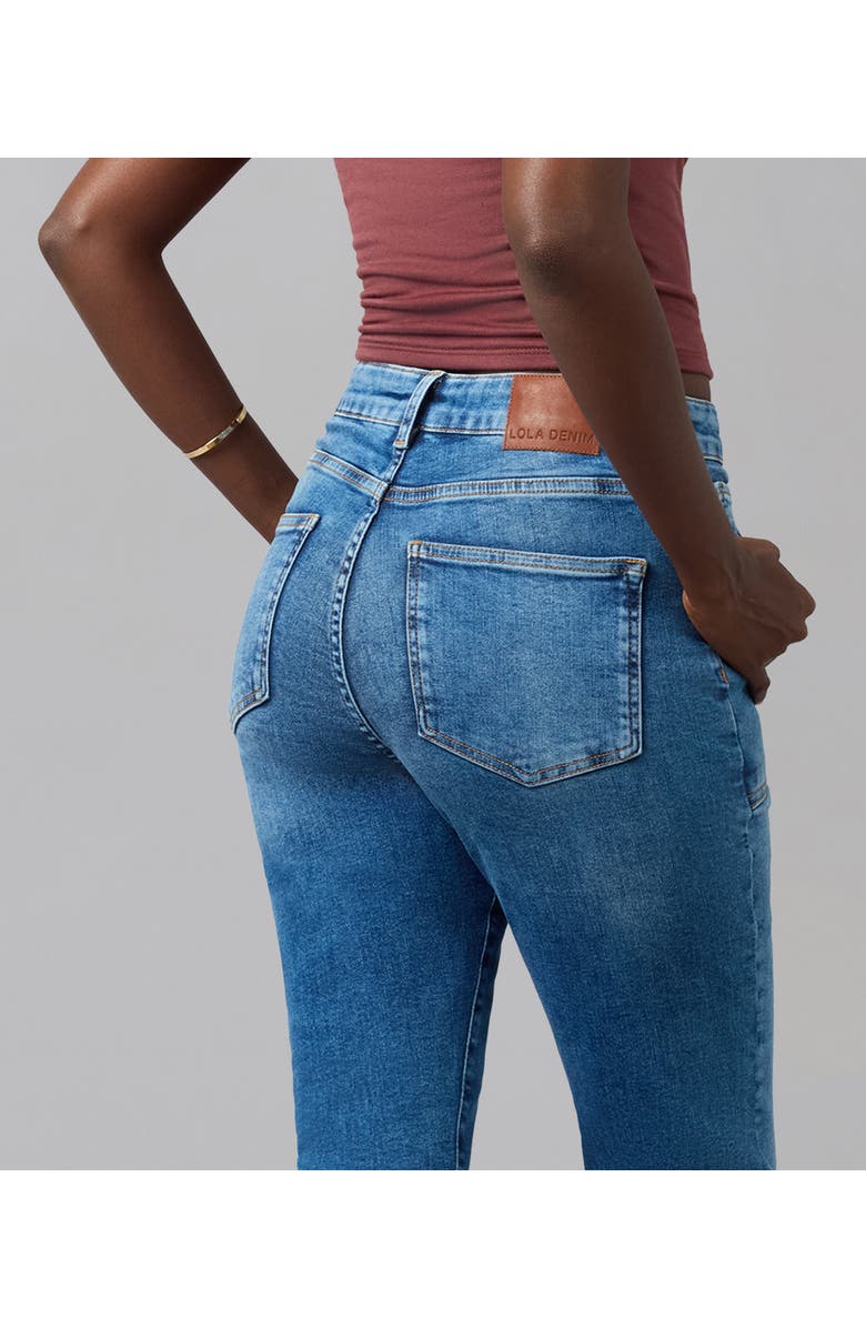 Lola Denim Billie High Rise Bootcut Jeans, Alternate, color, Indigo Muse