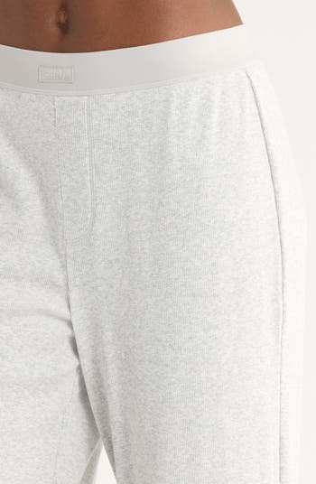 Sheer Rib Pajama Pants