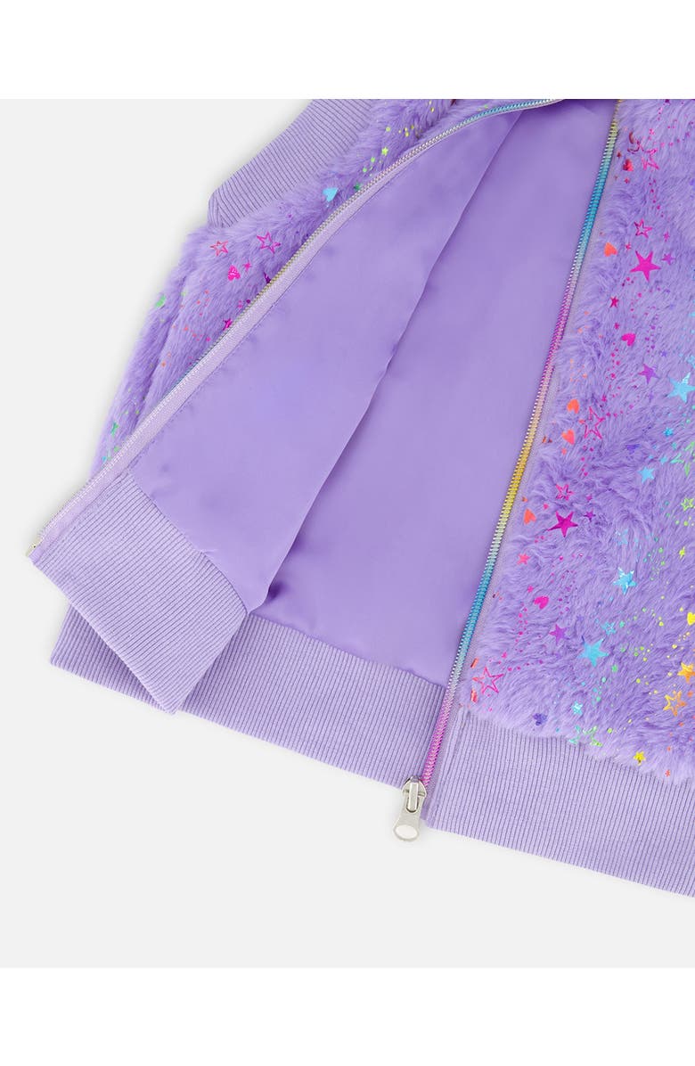 Deux par Deux Faux Fur Zipped Vest, Alternate, color, 