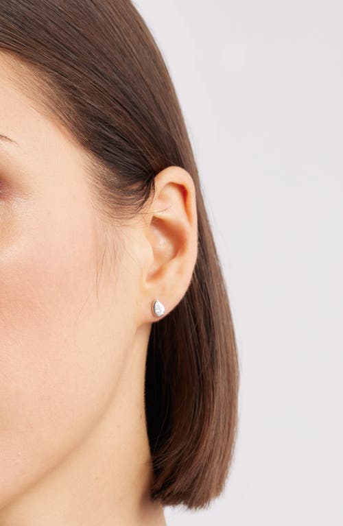 Nordstrom Cubic Zirconia Teardrop Earrings In Metallic