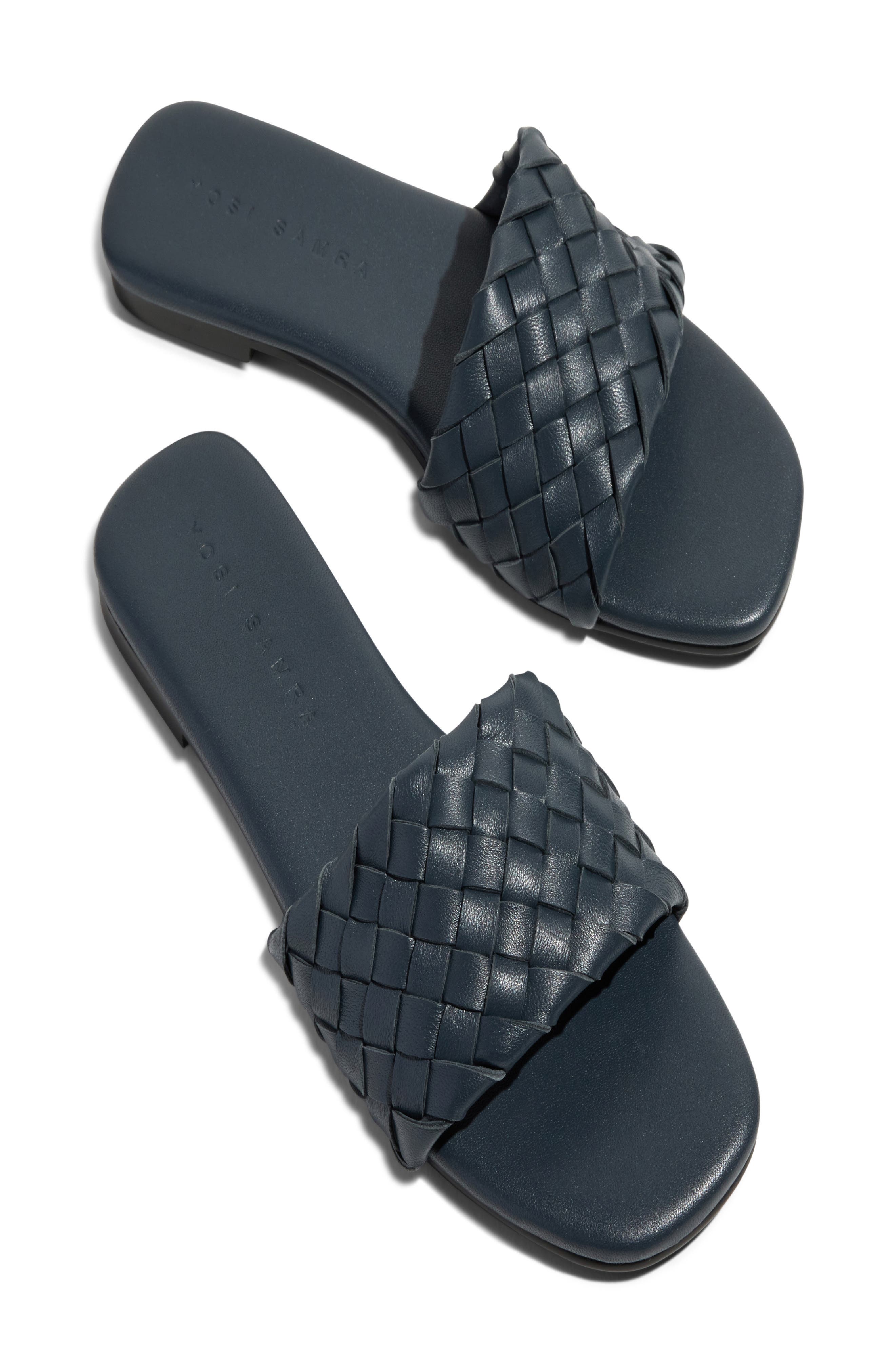 Nathalie Slide Sandal, Alternate, color, NAVY