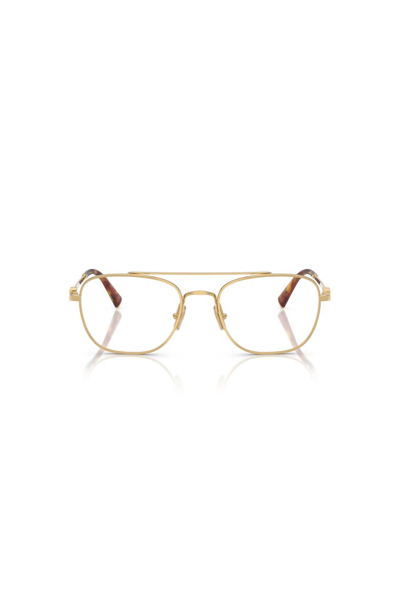 51mm Square optical glasses, Alternate, color, Gold