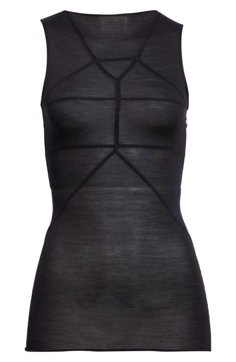 Temple Wool & Silk Tank