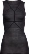 Rick Owens Temple Wool & Silk Tank