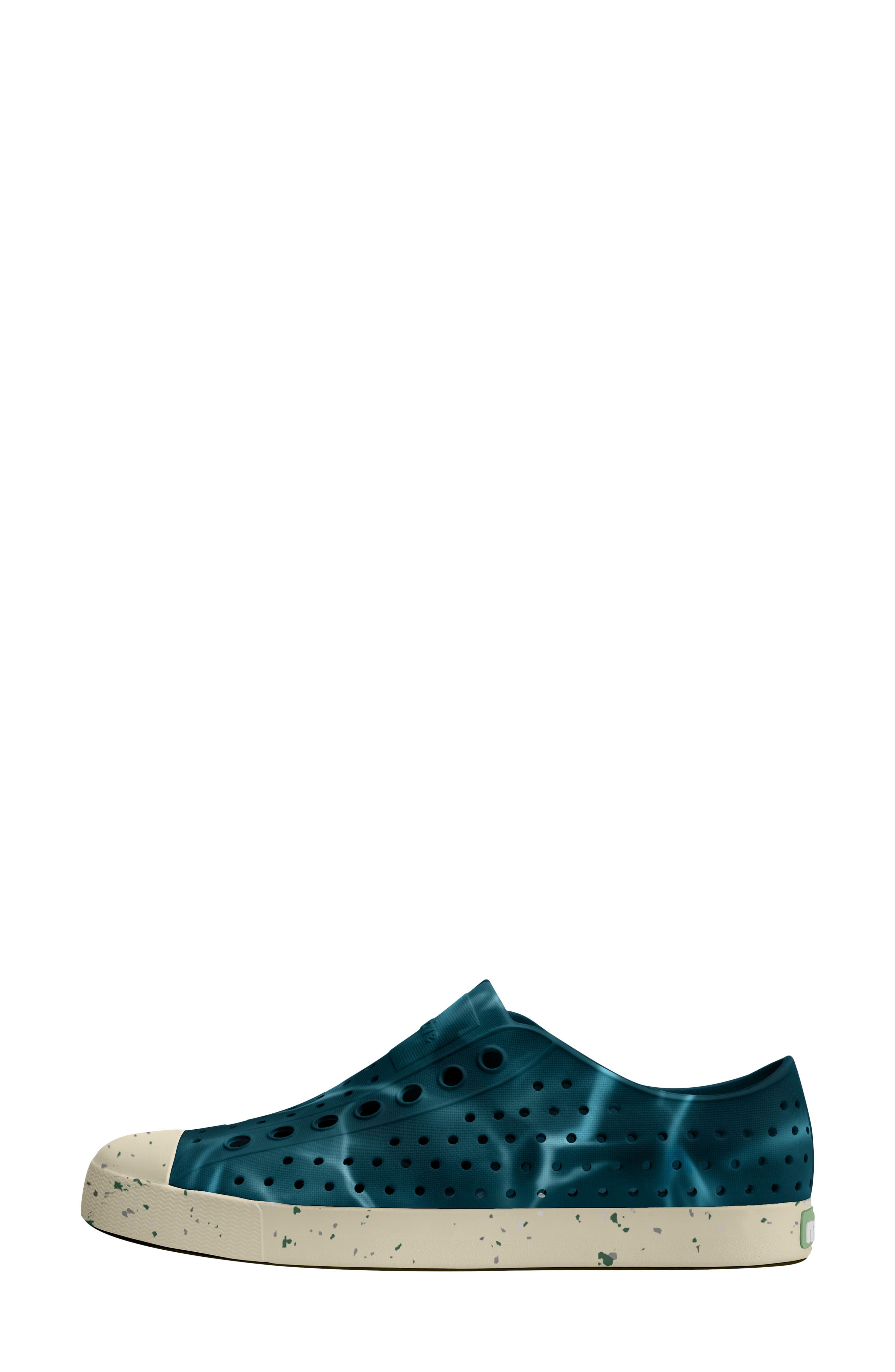 Jefferson Wanderfoam Slip On Sneaker, Alternate, color, OASIS BLUE/BONE WHITE/SEA BLUE