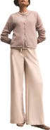 MINT VELVET Crochet Side Stripe Wide Joggers