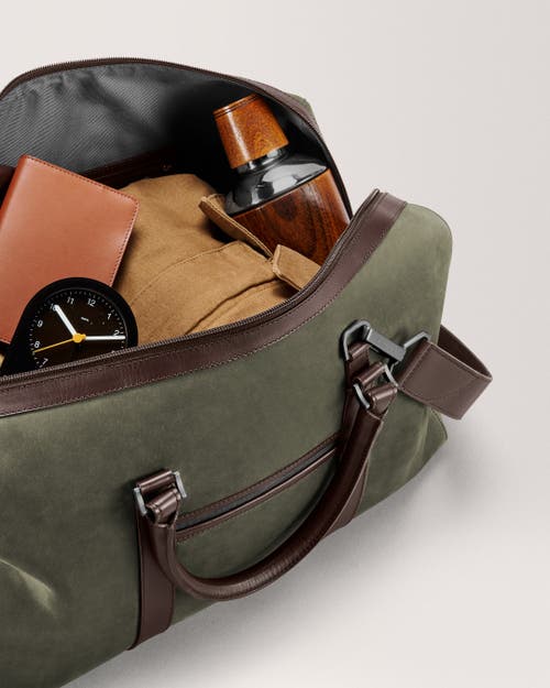 Carl Friedrik Compact Duffle Bag In Olive