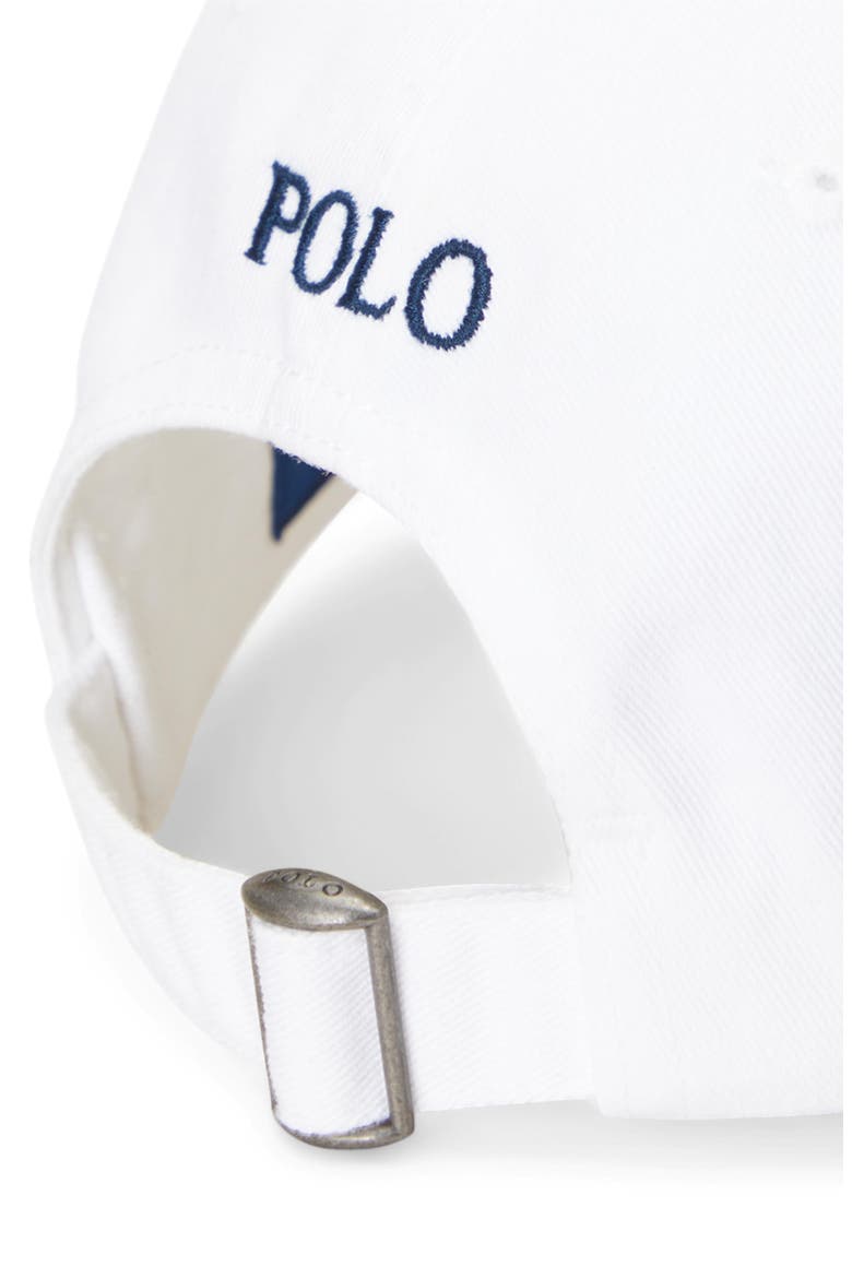 Classic Sport Cotton Twill Baseball Cap, Alternate, color, WHITE/ NEWPORT NAVY