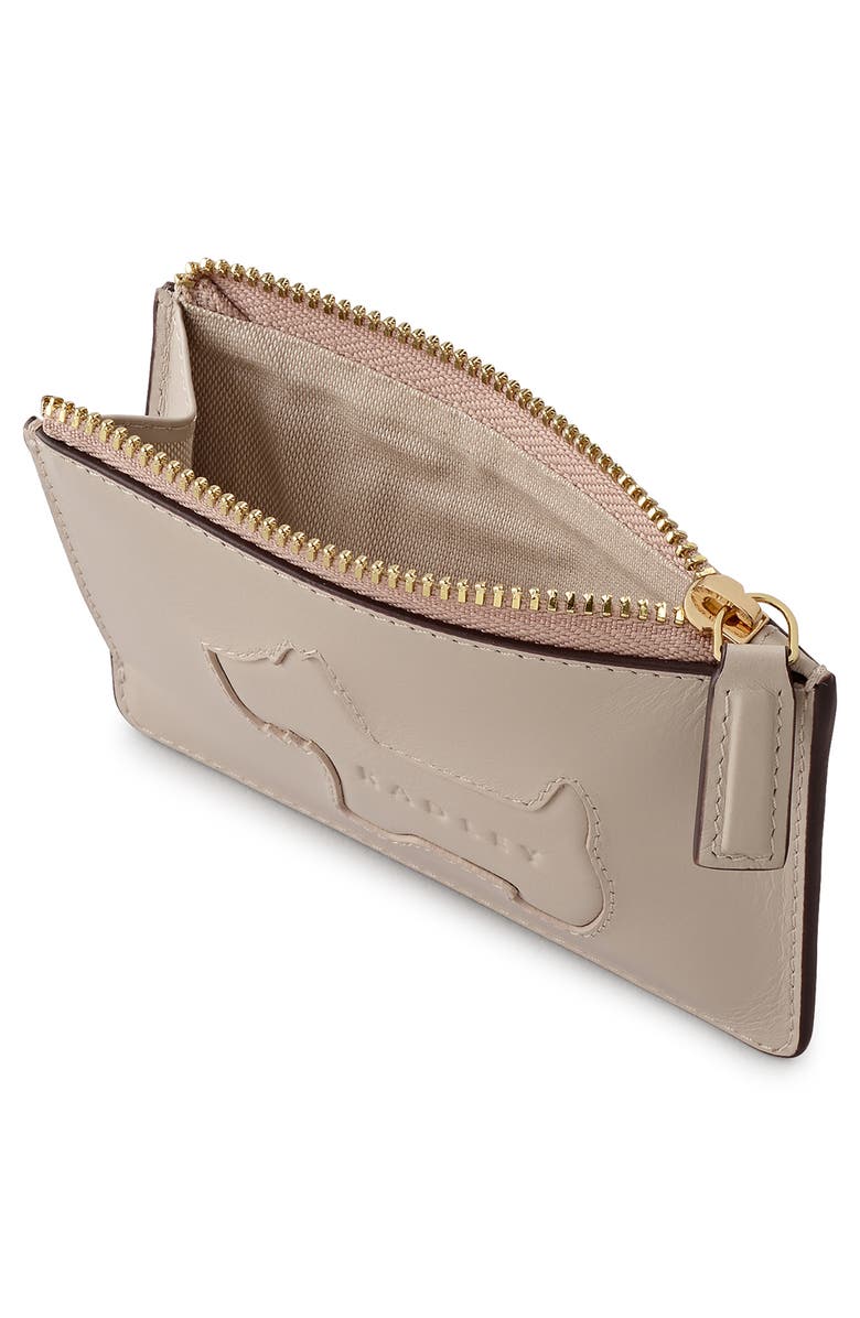 Radley Hadley Lane Small Zip Card Case, Alternate, color, Porcini