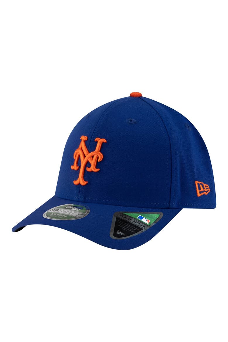 Men's New Era  Royal New York Mets  Player Replica 39THIRTY M-Crown Flex Hat, Main, color, Royal