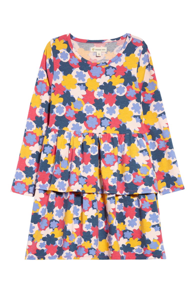 Kids' Sweet Play Dress, Main, color, PINK JAZZBERRY FOLK FLORAL