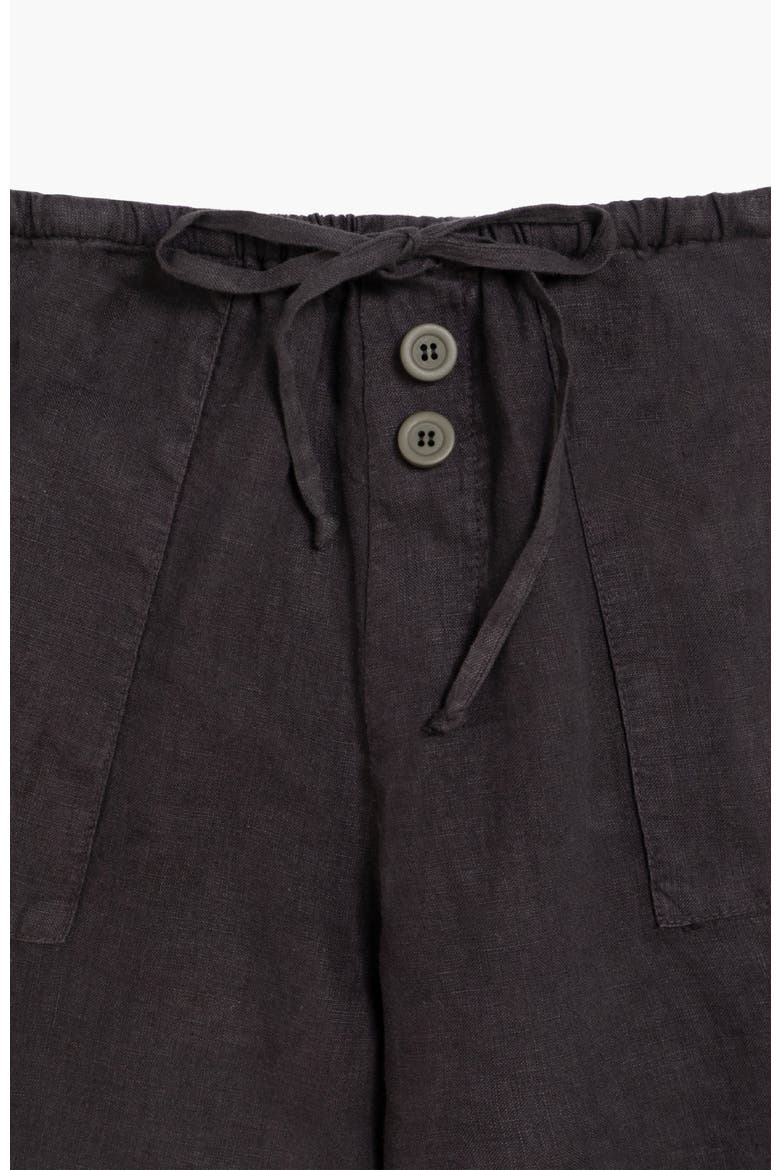 Linen Pants, Alternate, color, Black