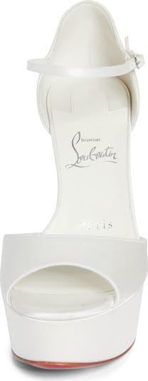 Sandaloo Silk Satin Platform Sandal