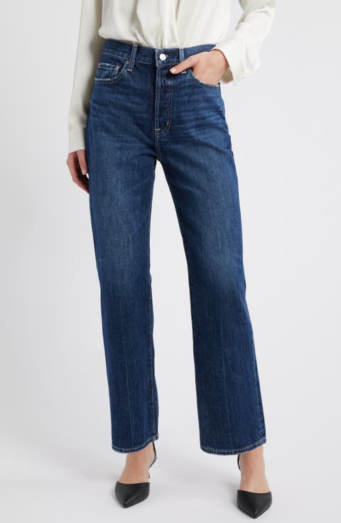 Pistola Cassie High Waist Straight Leg Jeans (Cultivate) (Petite)
