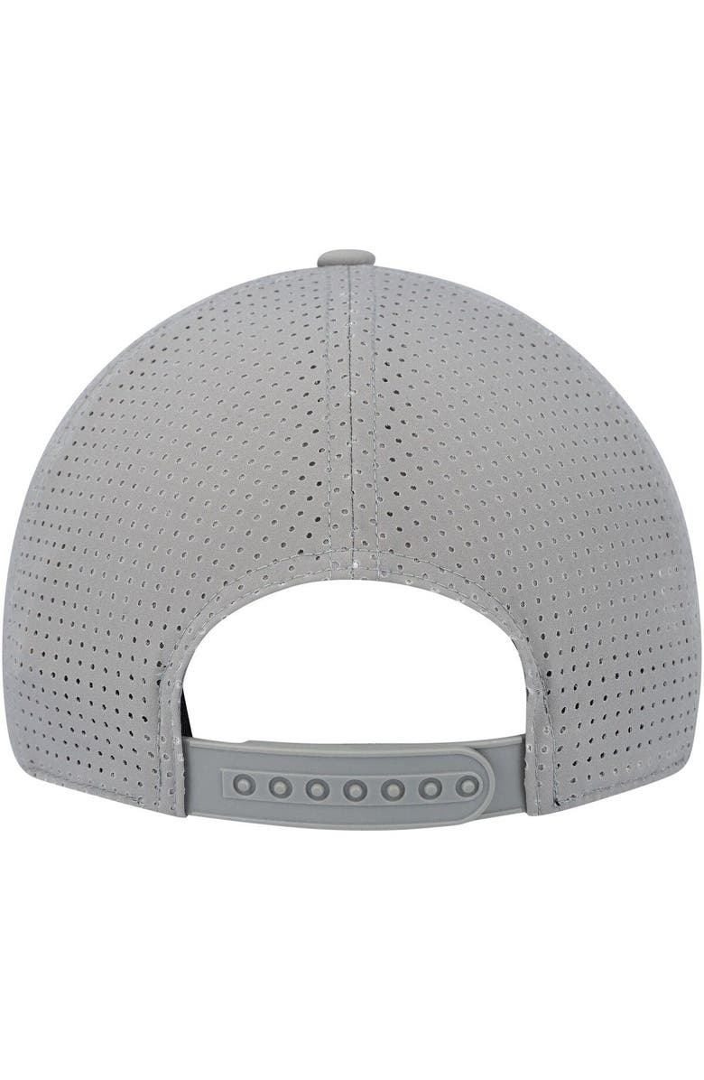 American Needle Men's American Needle Gray Mack Trucks Super Tech Valin Trucker Snapback Hat, Alternate, color,