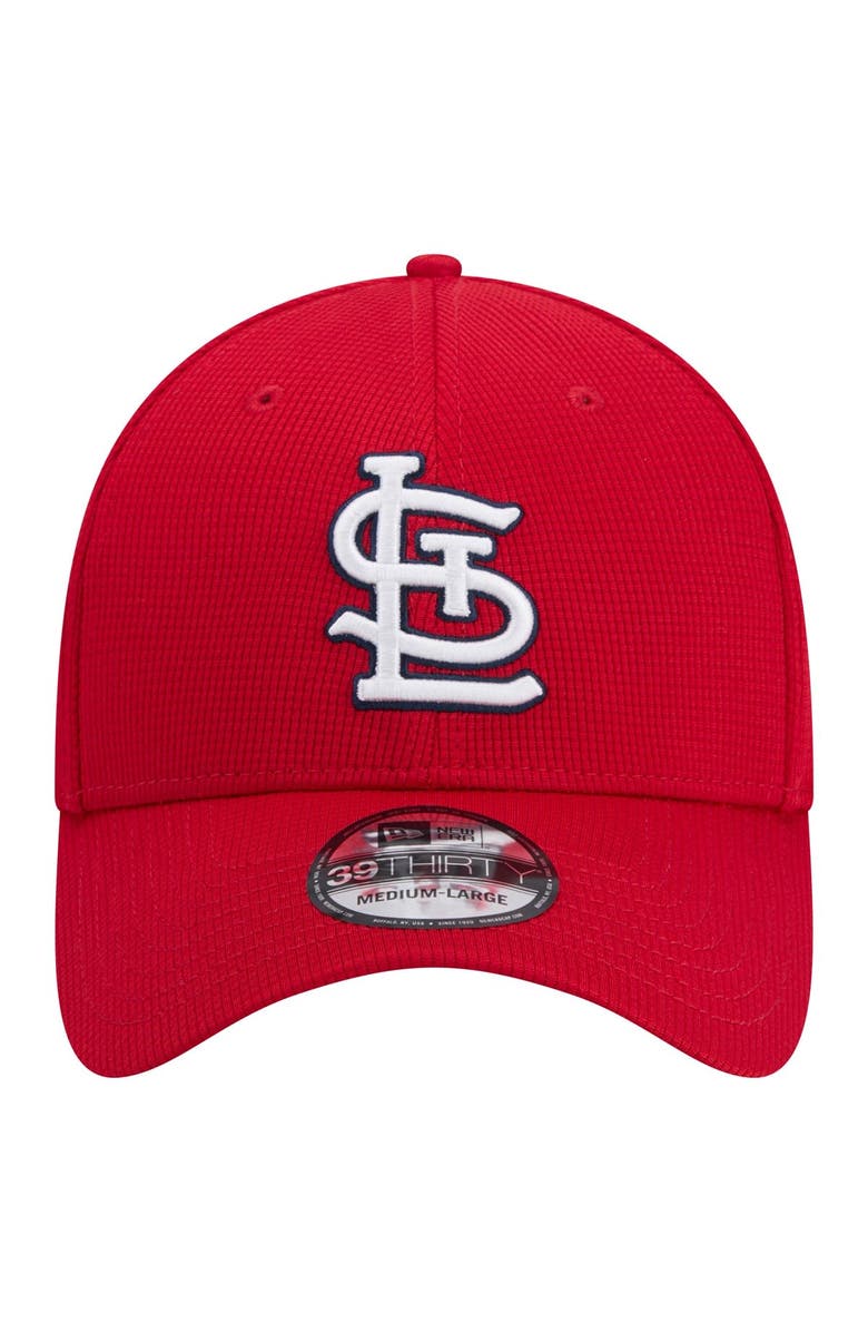 New Era Men's New Era Red St. Louis Cardinals Active Pivot 39THIRTY Flex Hat, Alternate, color, Red