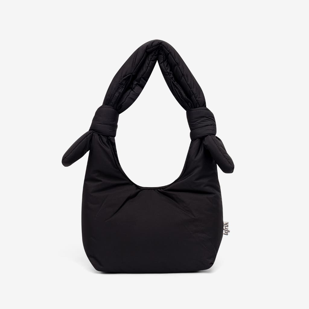 LEFRIK Biwa Puffy Mini Bag, Alternate, color, Black