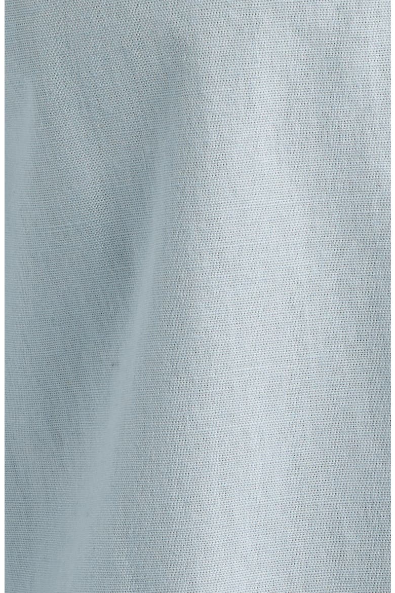 Keats Embroidered Short Sleeve Button-Up Shirt, Alternate, color, LIGHT BLUE / RUST