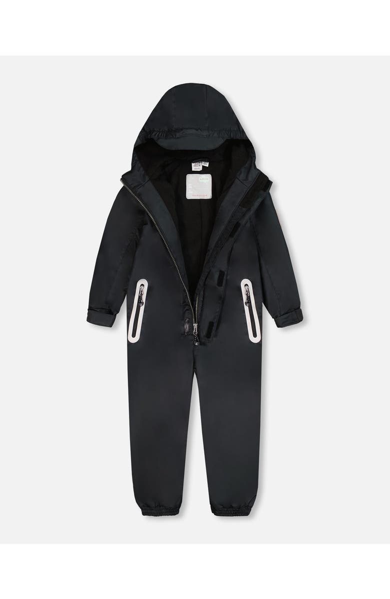 Deux par Deux Little Kids Unisex Solid Mid-Season One-Piece Outerwear Black, Alternate, color,