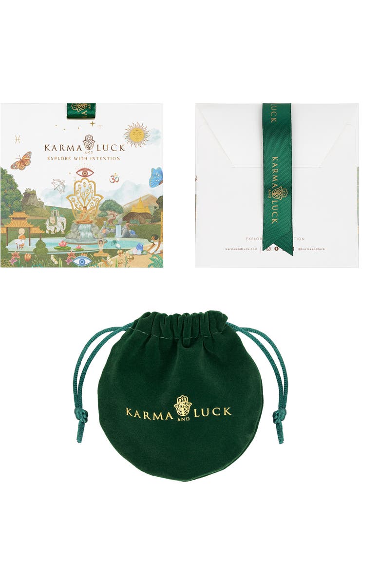 Karma and Luck Women's Jade Elephant Gold Plated Wrap Bracelet - Manifest Abundance, Alternate, color, Pastel Green/Gold