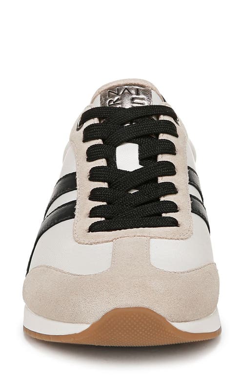 Naturalizer Women's Lorena Closed Round Toe Lace Up Sneakers In Off White/deep Porcelain