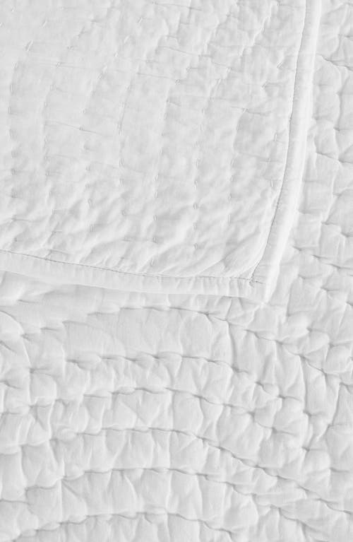 MELANGE HOME MELANGE HOME VOILE SOLID COTTON QUILT & SHAM SET