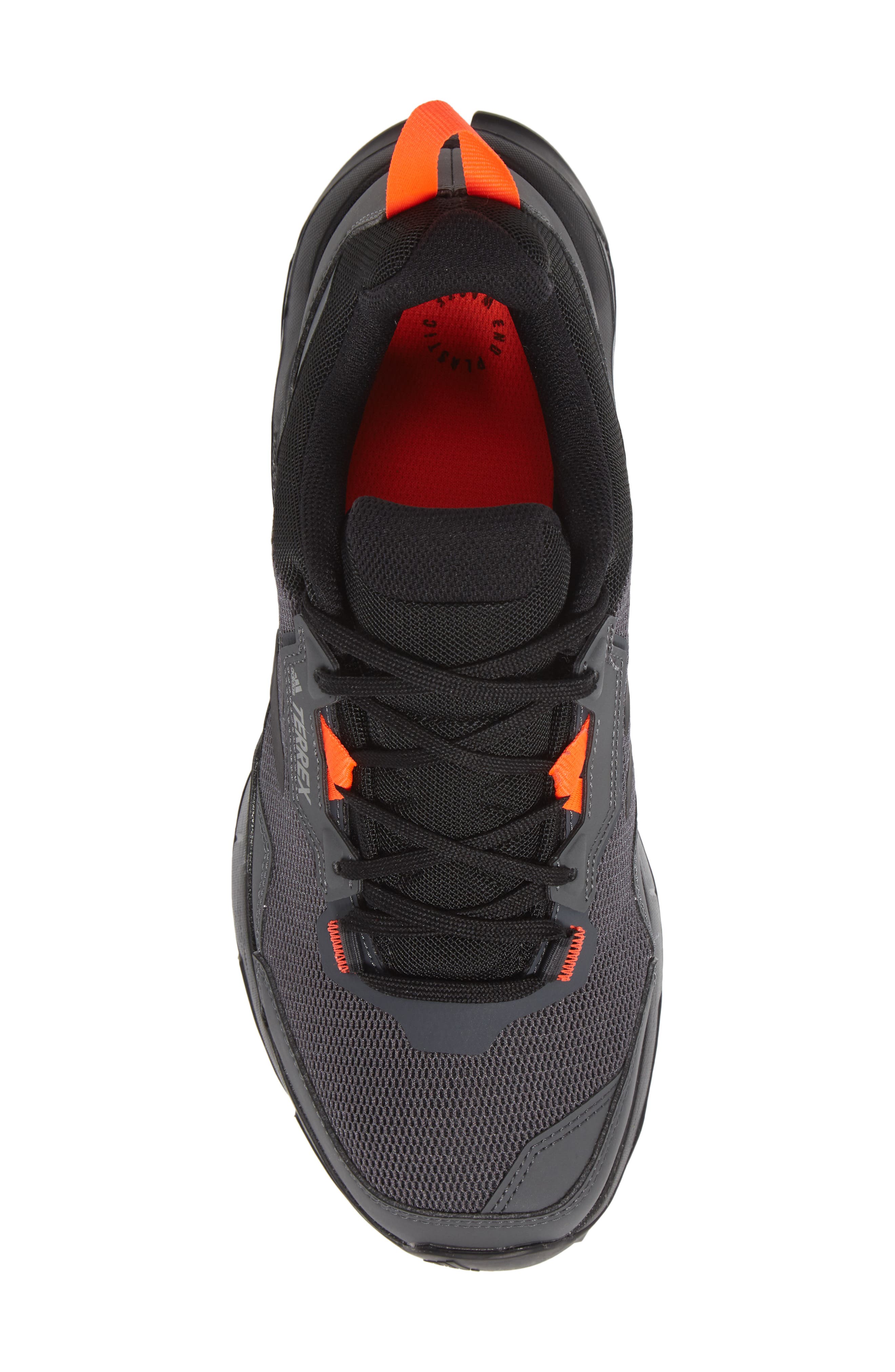 Terrex AX4 Primegreen Hiking Shoe, Alternate, color, GREY SIX/ SOLAR RED