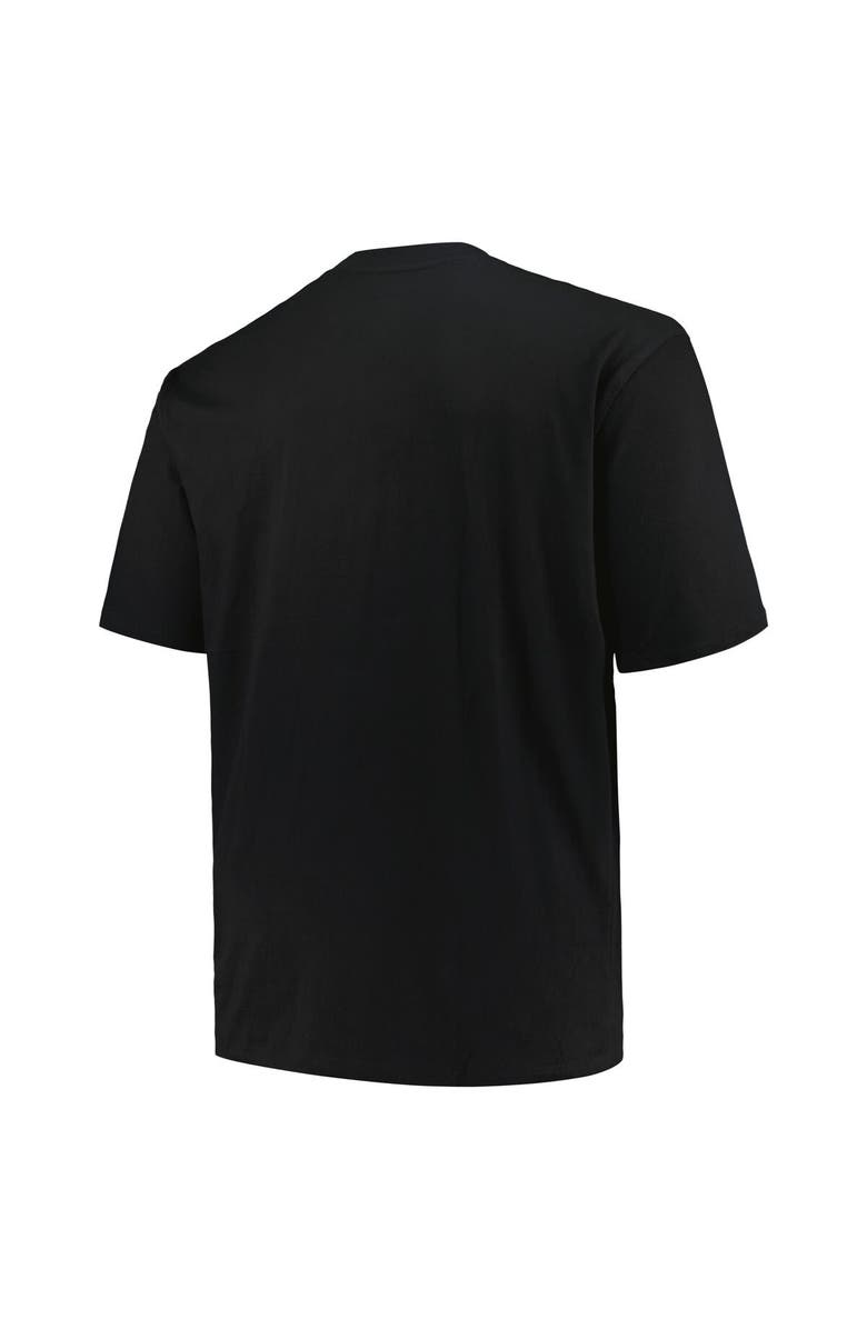 FANATICS Men's Fanatics Black Las Vegas Raiders Big & Tall Pop T-Shirt, Alternate, color, 